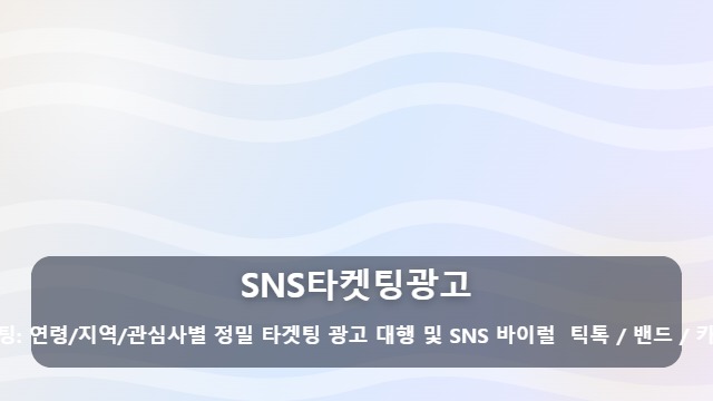 SNS타켓팅광고 단순 노출보다 SNS타켓팅광고가 매출에 직접적인 이유, 성공을 위한 5단계 로드맵 대표 이미지